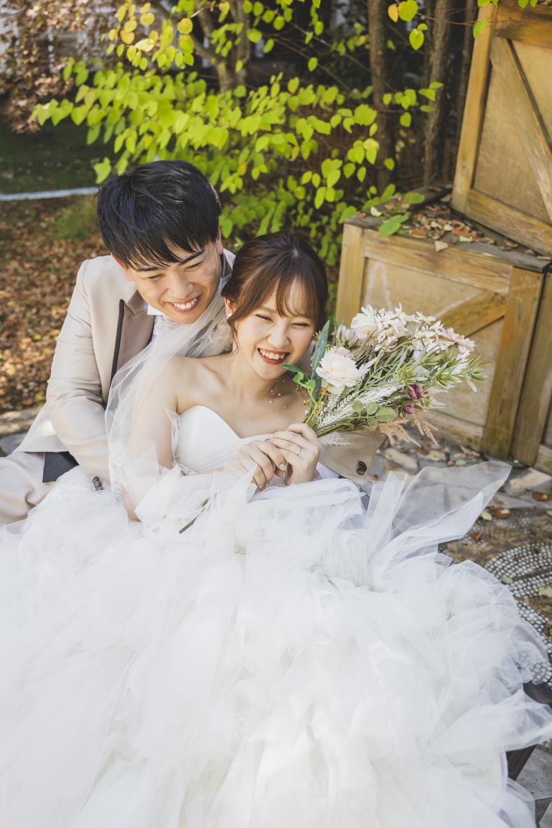 敷地内のプライベートガーデンで