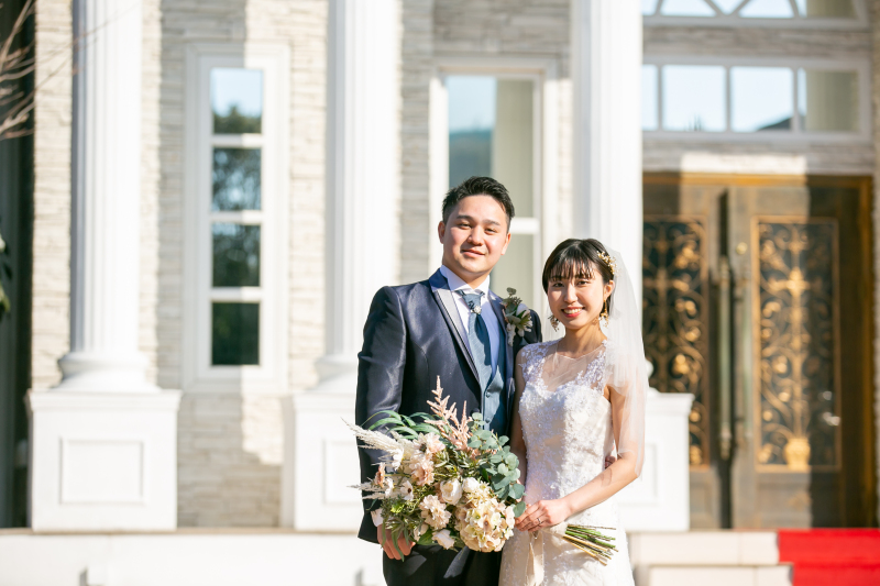 チャペル外にて