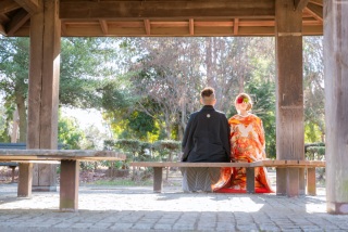  ＊1月：和装洋装2着プラン/ロケーション＊自然光が美しいショット満載