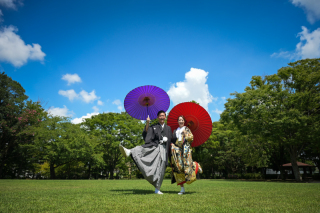 ＊8月：和装2着ロケーション＆スタジオ＊深緑も色濃く