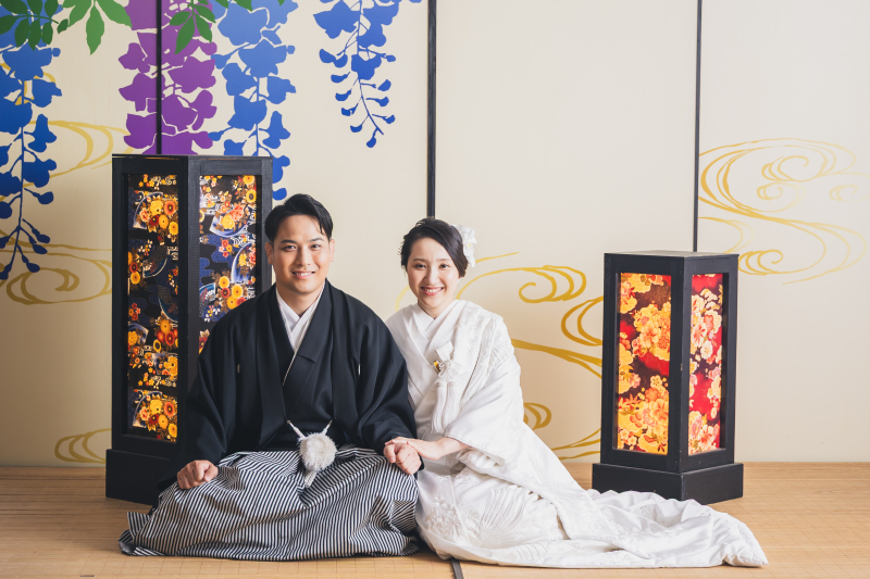 和室風の背景でも