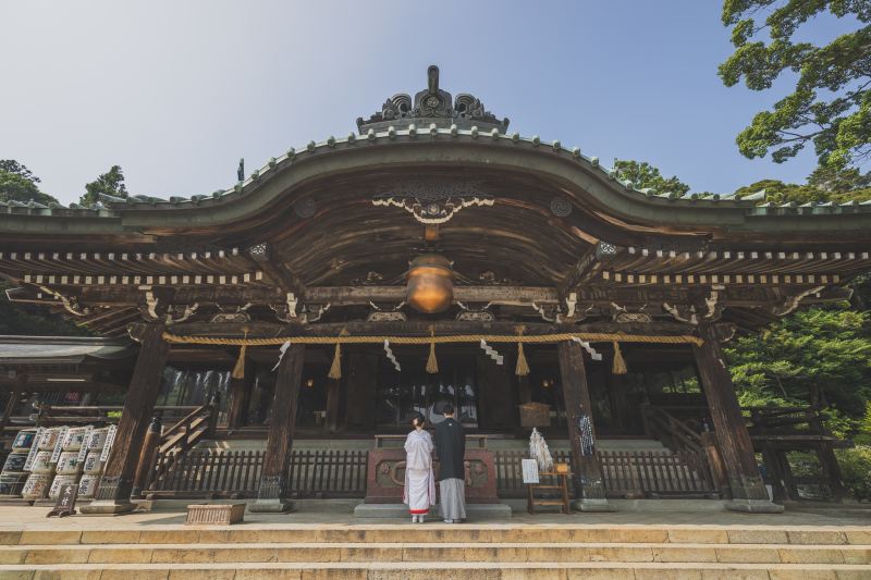 *7月:和装で快晴/筑波山神社ロケーション♪洋装はゲストハウスガーデンで♪