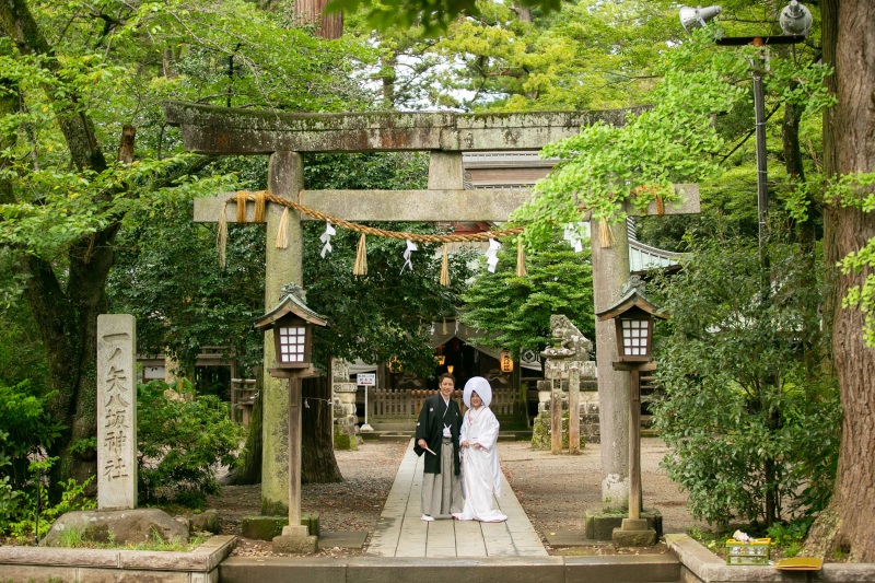 八坂神社にて