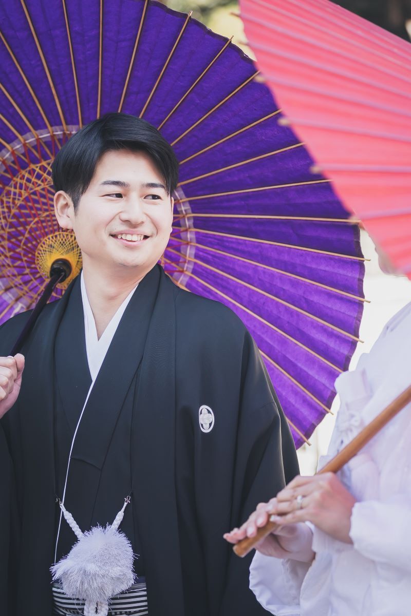 新郎ソロショットも