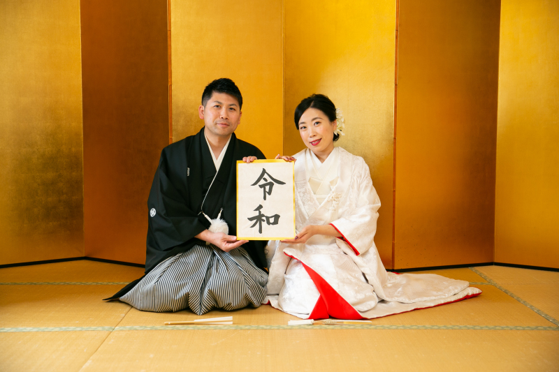 金屏風前から撮影♪