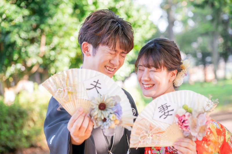洋装の次は和装にお着替えし