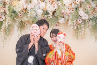 ＊2月：和装スタジオ着プラン＊撮影小物をふんだんに♪