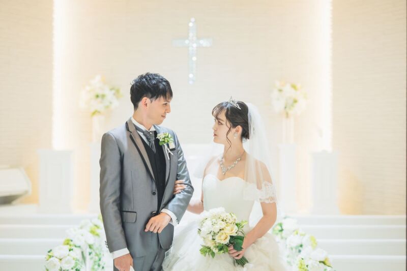 2月：洋装1着プラン＊チャペルで撮影＊