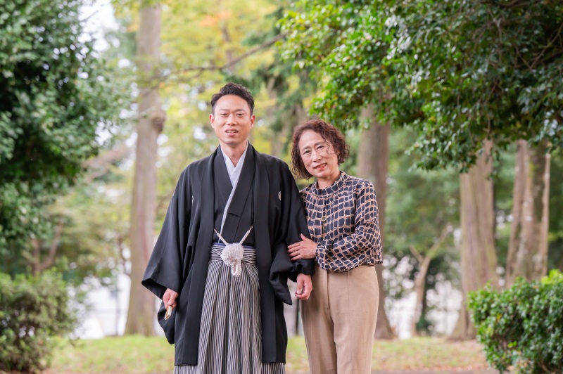 ご新郎様とお母様
