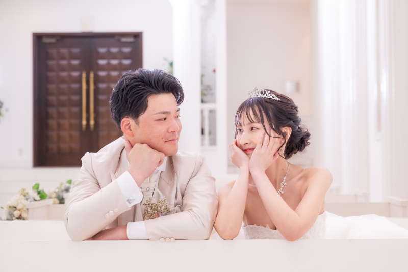 白亜のチャペルでシューティング