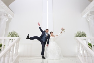 ＊３月：洋装和装2着スタジオ＆チャペル＊ご家族様とご一緒に