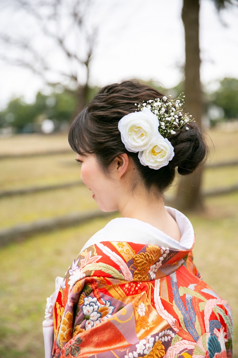 ヘアスタイルも自由に