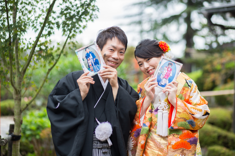 幼いころの写真といっしょに