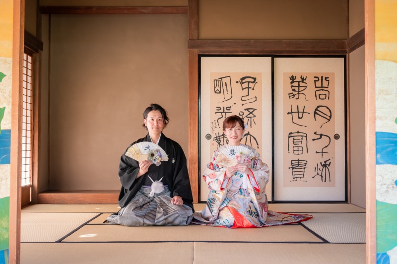 *9月:和装古民家ロケーション&洋装チャペルスタジオ*ご家族の皆様と♪