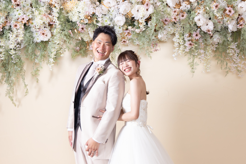 スタジオ背景：フラワーバックにて