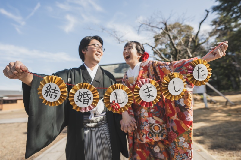 *3月:和装1着/神社&洋装1着/チャペルロケーションプラン*ご家族様と*