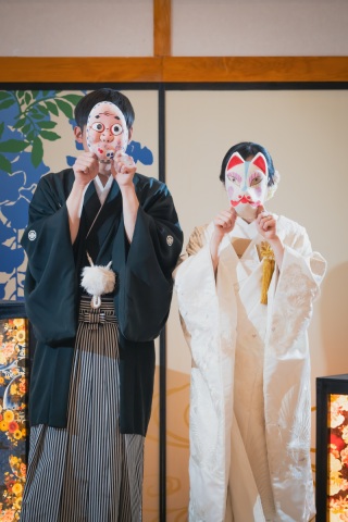 ＊4月：和装スタジオ1着プラン＊スマートに白無垢で♪