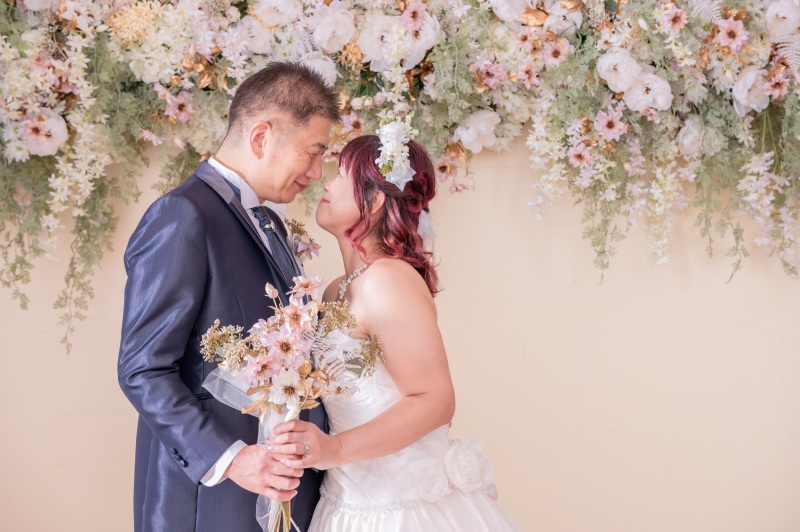 定番の向き合いショット