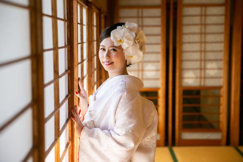 お持込頂いた髪飾りで✾