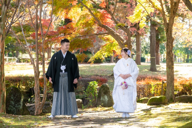 近隣の公園にて