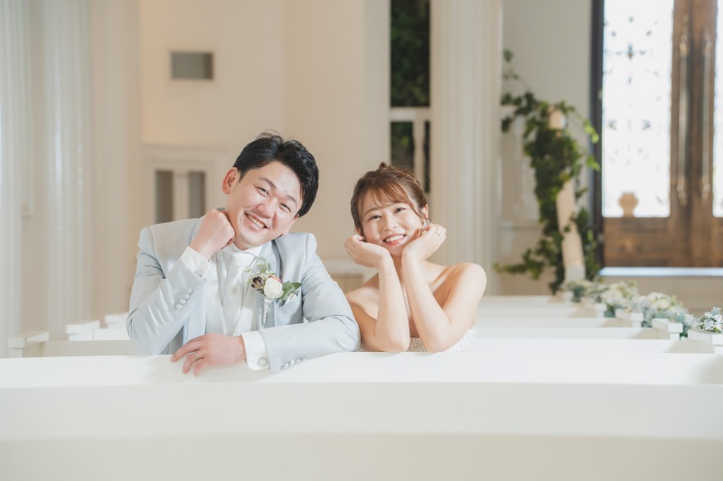 挙式風の写真からカジュアルなお写真まで
