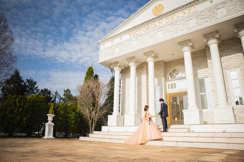 チャペル前！！