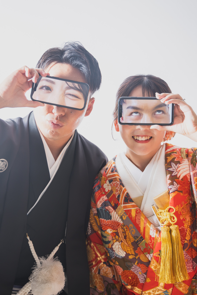 スマホを使って