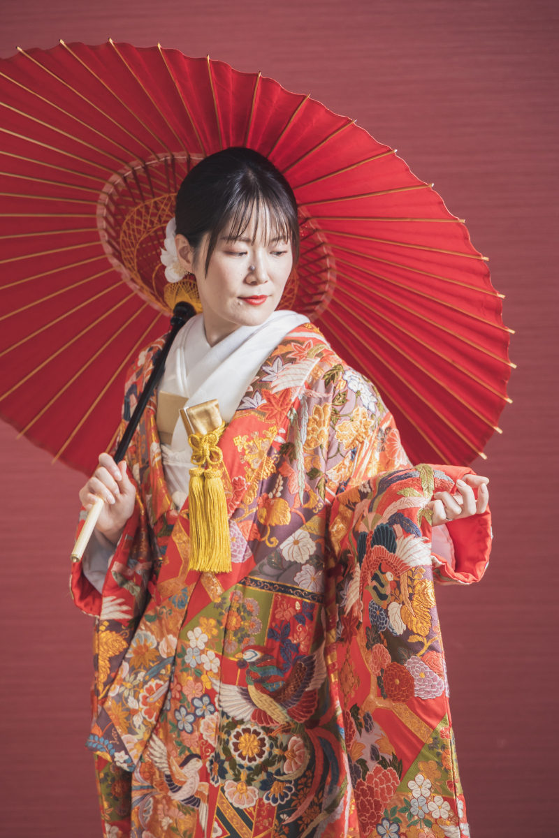 番傘を用いて