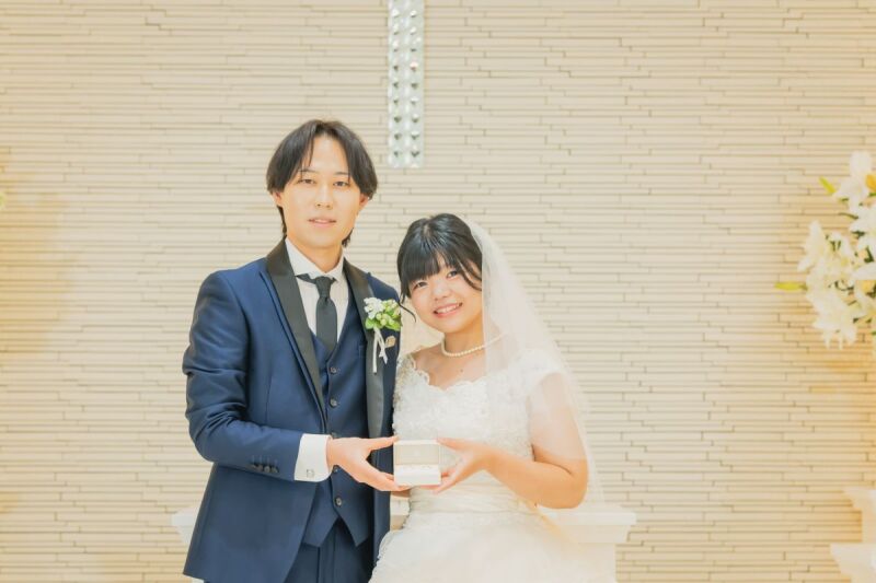 お二人の大切な指輪と♪