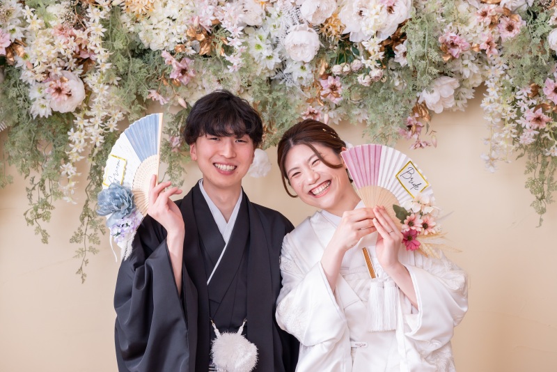 スタジオ背景：フラワーバックにて 