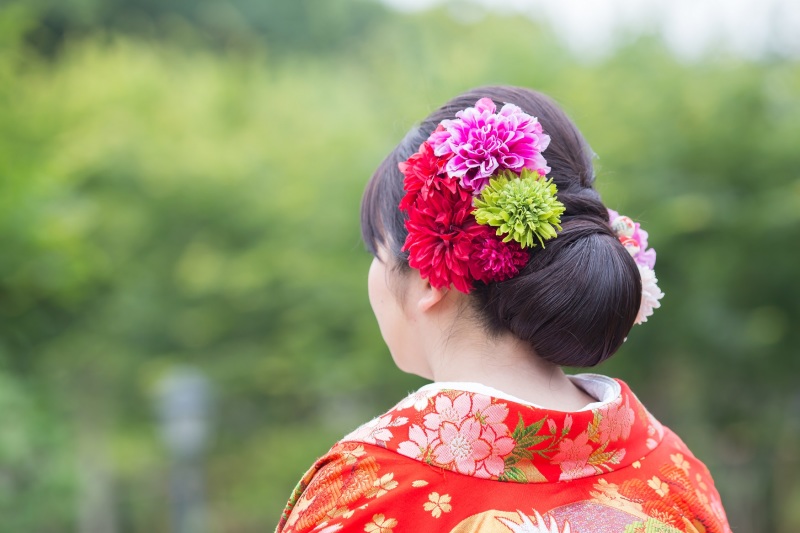 ヘアスタイルもご自由に