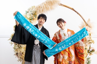 ＊３月：和装洋装2着プラン/チャペル&スタジオ＊お持ち込みアイテムと