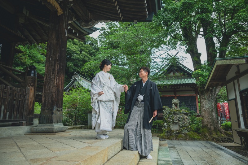 今回のカップル様は...筑波山神社&ガーデン撮影