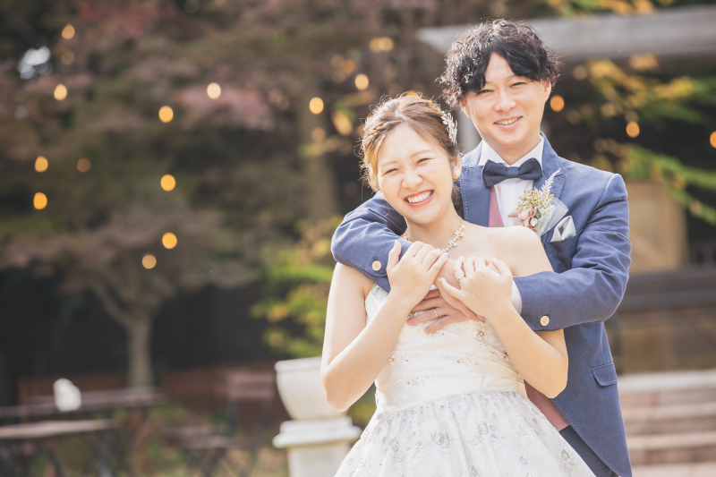 自然な笑顔が素敵な一枚に