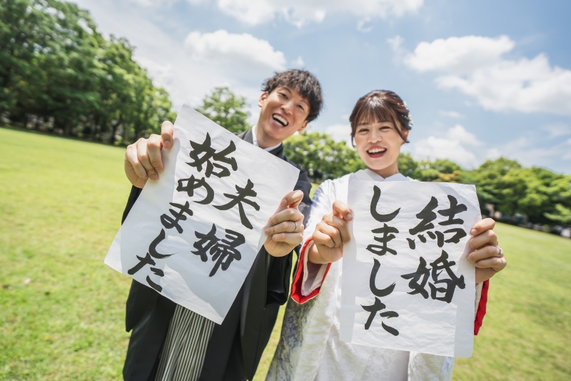 撮影小物も用いて
