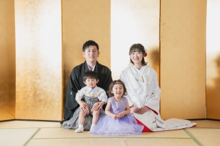 ＊3月：和装洋装スタジオ2着プラン＊お子様もご一緒にファミリーフォト♪