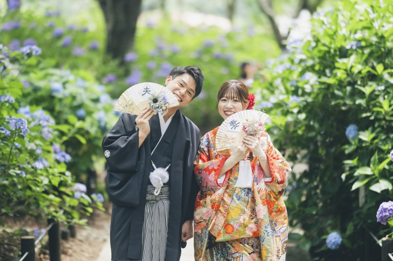 店舗近隣の例年の紫陽花開花は6/15~6/30♪