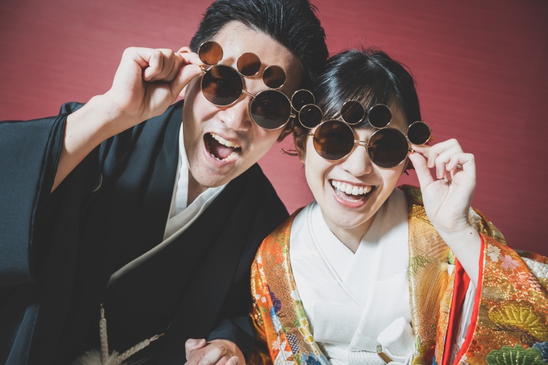 *8月:和装2着スタジオ*夢の国アイテムで♪