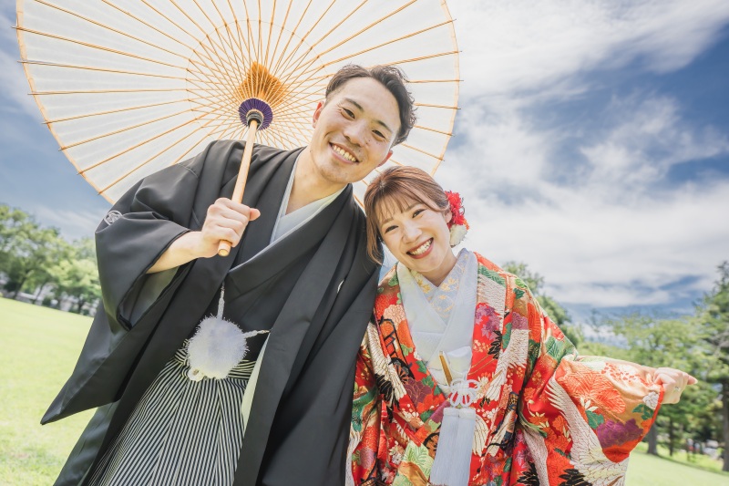 晴天にも恵まれて