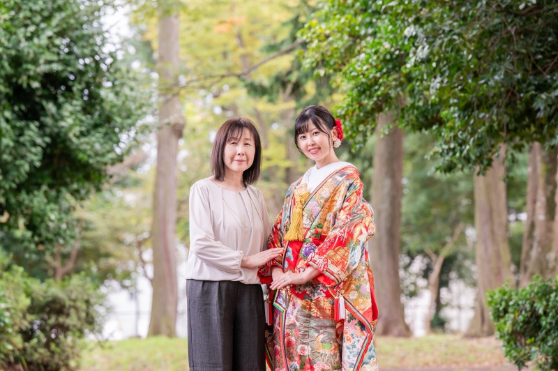 ご新婦様とお母様
