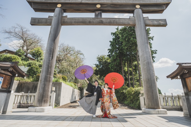 *9月:和装2着/神社ロケーション&スタジオ*色打掛で神社へGO!!
