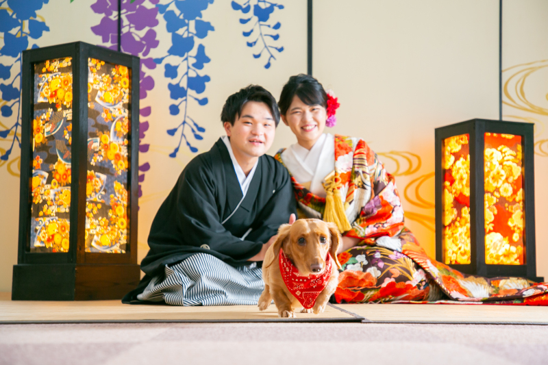 愛犬と一緒に♡