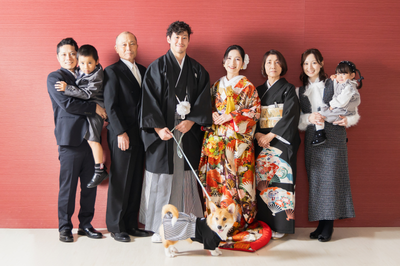 *11月:和装洋装スタジオ2着プラン*愛犬参加型♪