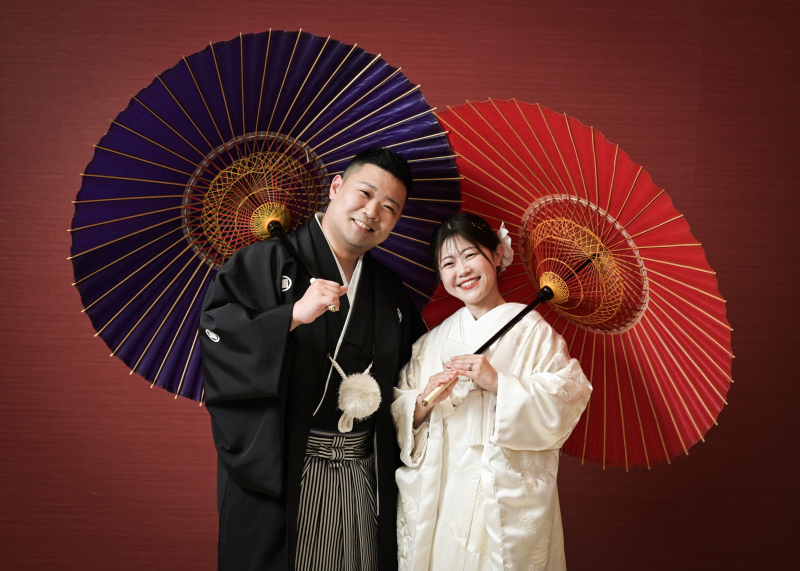 *1月:和装洋装スタジオ2着プラン*小さい頃のお写真を用いて♪