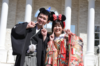 ＊3月：和装ロケーションスタジオ1着プラン＊洞峰公園にて♪