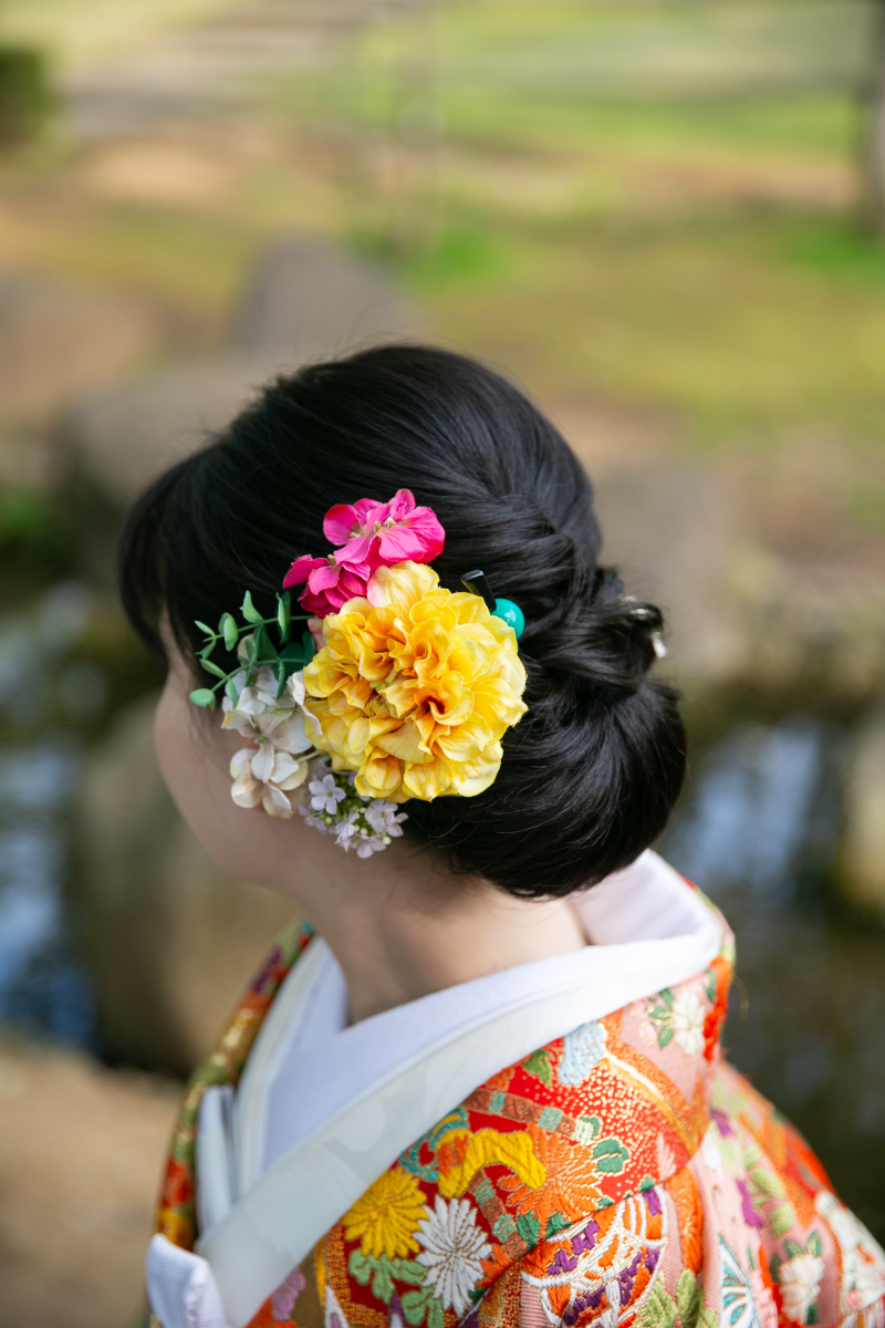 ヘアスタイルも自由に