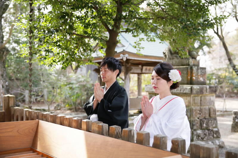 手を合わせて・・・