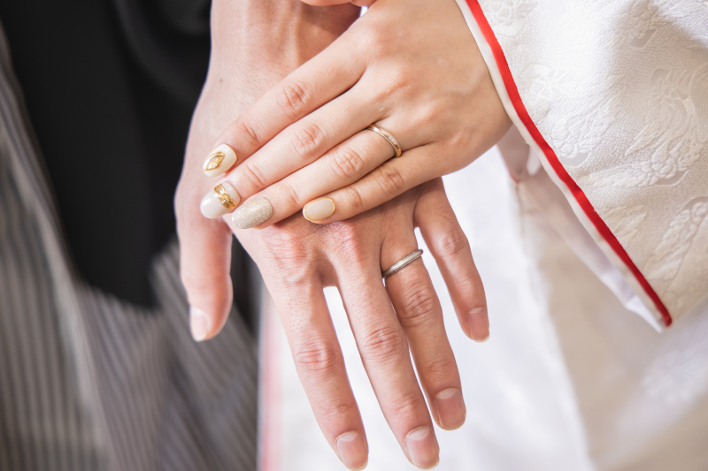 結婚指輪と...♡
