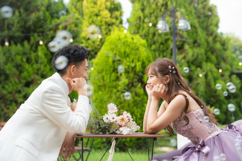 *9月:和装洋装2着スタジオ&ガーデン&チャペル*カラードレスも追加して♪