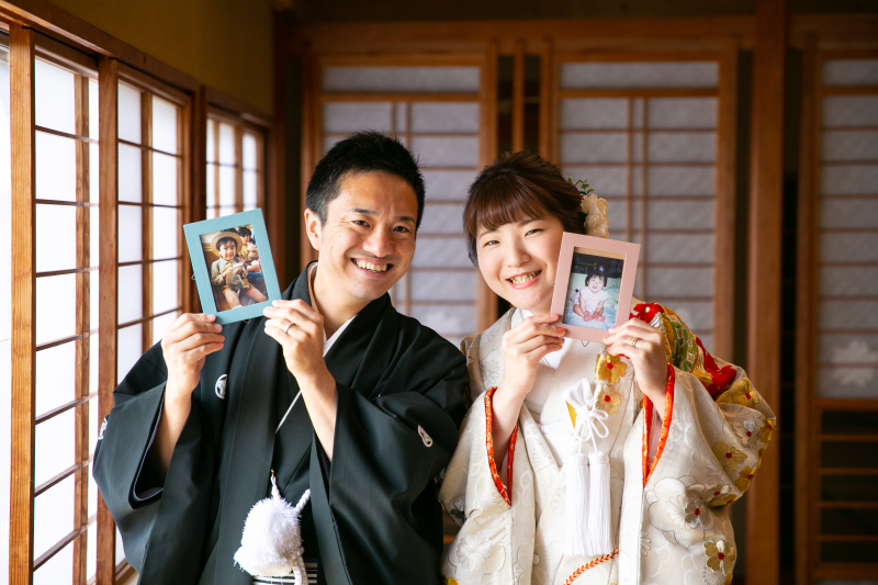 子どものころの写真と一緒に・・・